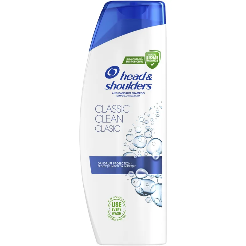 Head & Shoulders Classic Clean Anti-Dandruff Shampoo Σαμπουάν Κατά της Πιτυρίδας Κατάλληλο για Όλους τους Τύπους Μαλλιών 625ml