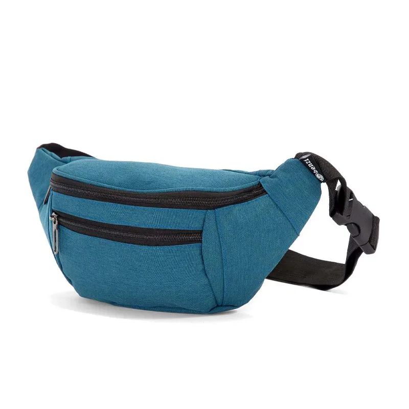 Τσαντάκι Μέσης Polyester 35x10x15εκ. benzi 5546 Petrol (Ύφασμα: Polyester, Χρώμα: Πετρόλ ) - benzi - BZ-5546-petrol