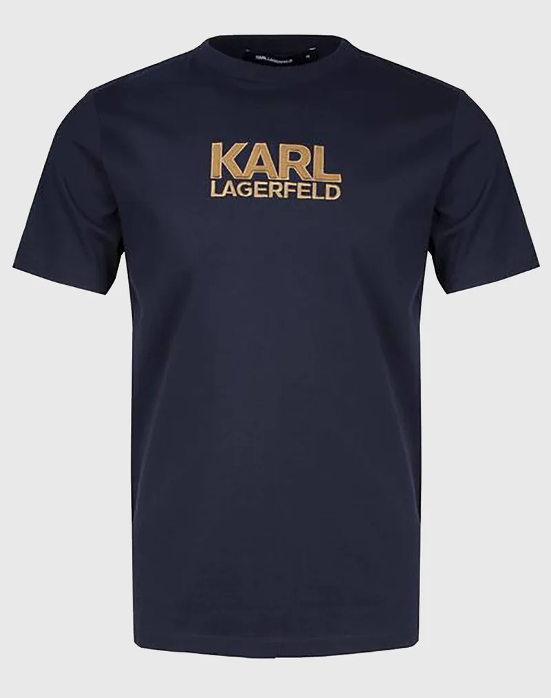 KARL LAGERFELD T-SHIRT CREWNECK 755044-552225-680 NavyBlue