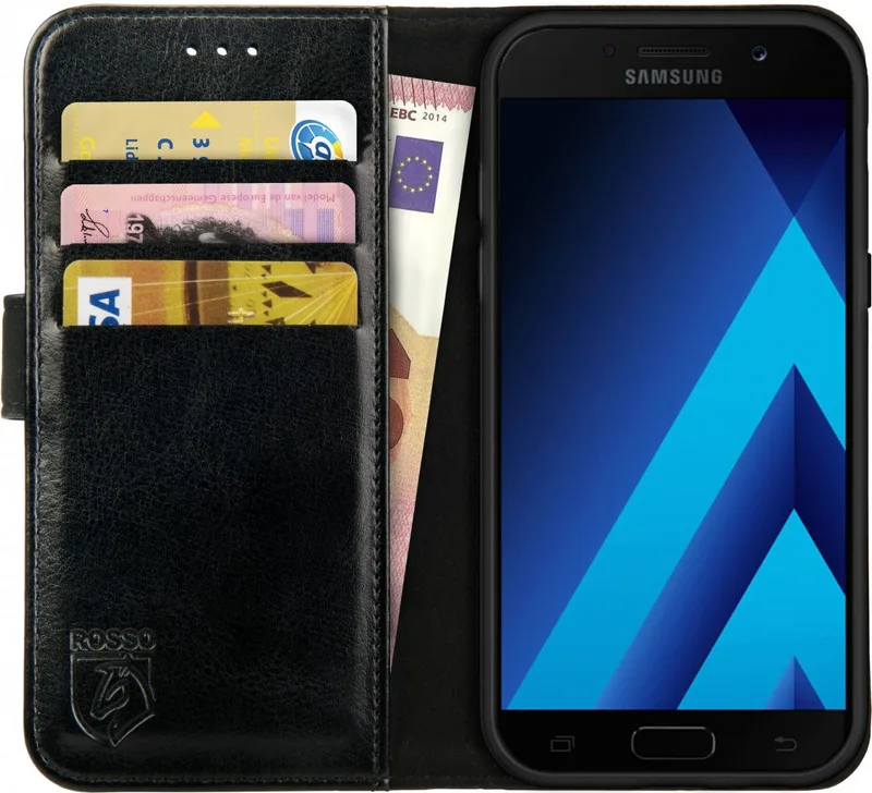 Κόκκινο Element PU Θήκη Πορτοφόλι Samsung Galaxy A5 2017 - Black (8719246116339)