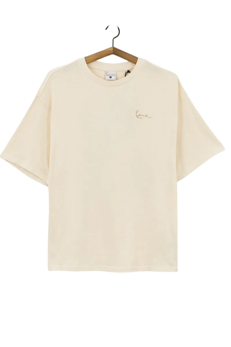Karl Kani Ανδρικό Signature Washed Oversized T-Shirt - Μπεζ-KM261-016