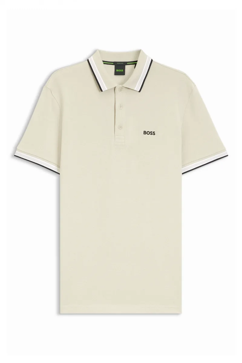 BOSS ATHLEISURE POLO PADDY REGULAR FIT ΜΠΕΖ