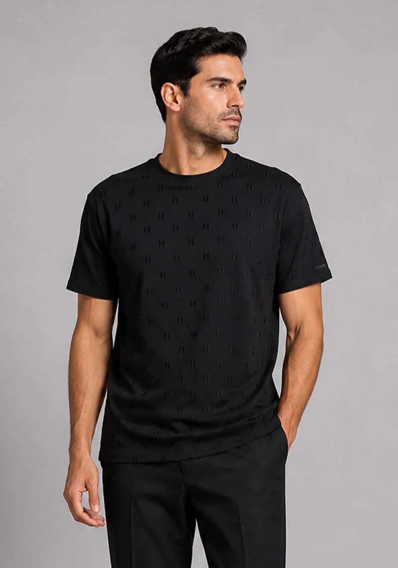 Karl Lagerfeld T Shirt Crewneck 1/2 - 705115 563902 990 Black