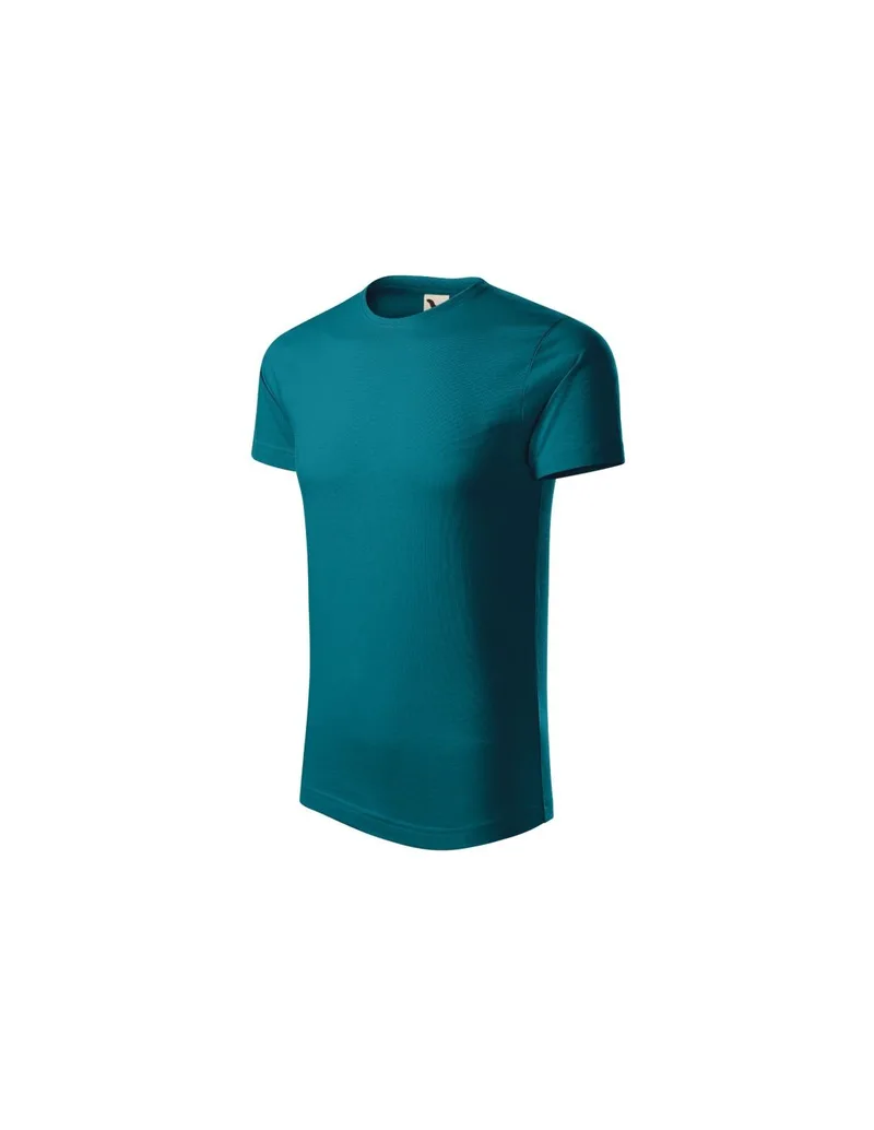 Malfini Ανδρικό Διαφημιστικό T-shirt Κοντομάνικο σε Μπλε Χρώμα MLI-17193