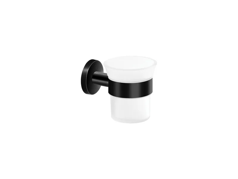 Επιτοίχια Ποτηροθήκη Sanco 121201-Μ116 Black Mat