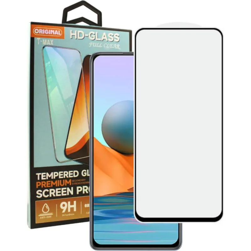 Tempered Glass Xiaomi Redmi Note 14 4G T-Max Premium Full Glue Αντιχαρακτικό Γυαλί Προστασίας Οθόνης - Black (5206015081835)