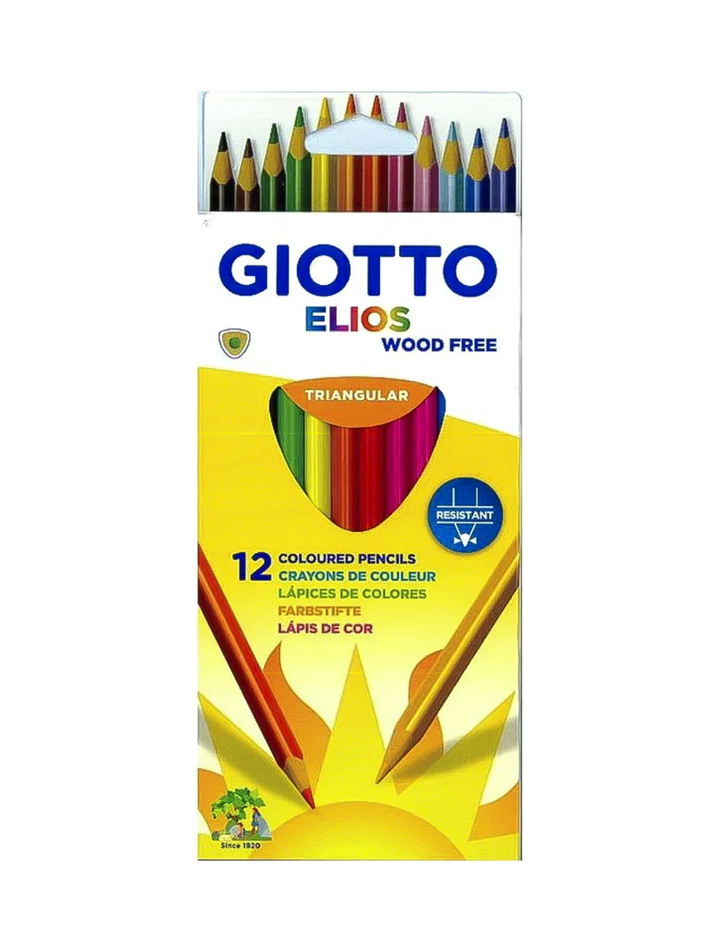 Σετ ξυλομπογιές Giotto Elios 12 τμχ