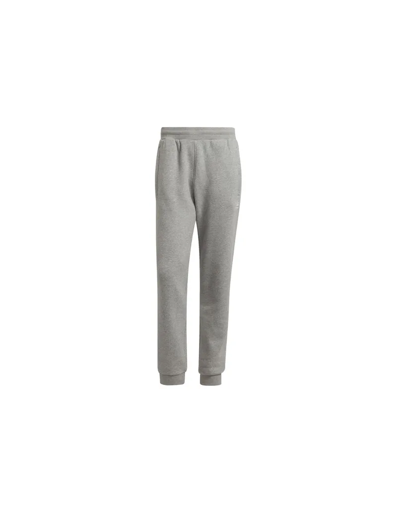 Adidas Adicolor Essentials Trefoil Παντελόνι Φόρμας με Λάστιχο Fleece Medium Grey Heather H34659