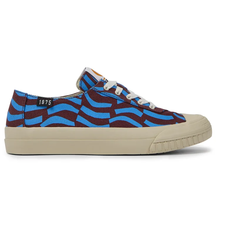 CAMPER Camaleon - Sneakers Για Γυναικεία - Μπορντό,Μπλε, Μέγεθος 42, Cotton fabric