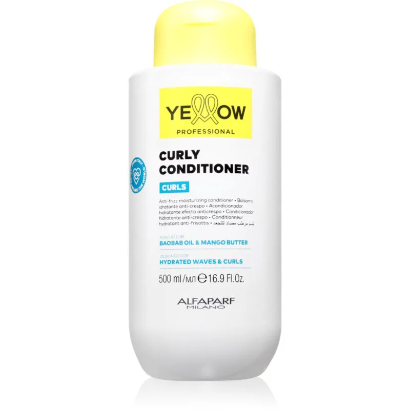 Yellow Professional Curls Curly Conditioner κοντίσιονερ για σπαστά και σγουρά μαλλιά 500 ml