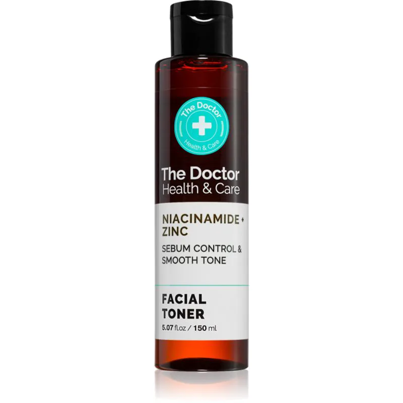 The Doctor Niacinamide + Zinc Sebum Control & Smooth Tone ματ τονωτικό καθαρισμούς 150 ml