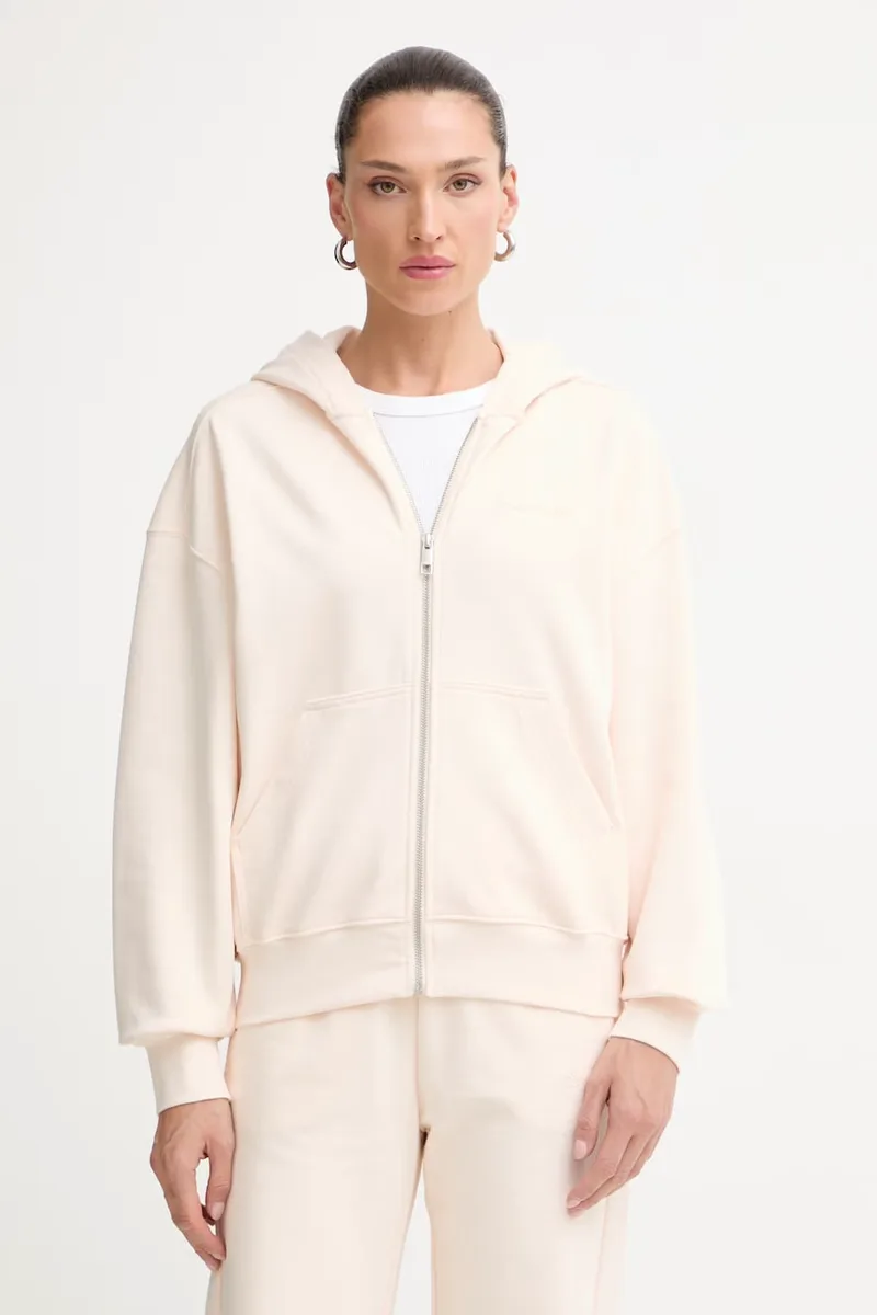 Calvin Klein Μπλούζα με κουκούλα γυναικεία βαμβακερή