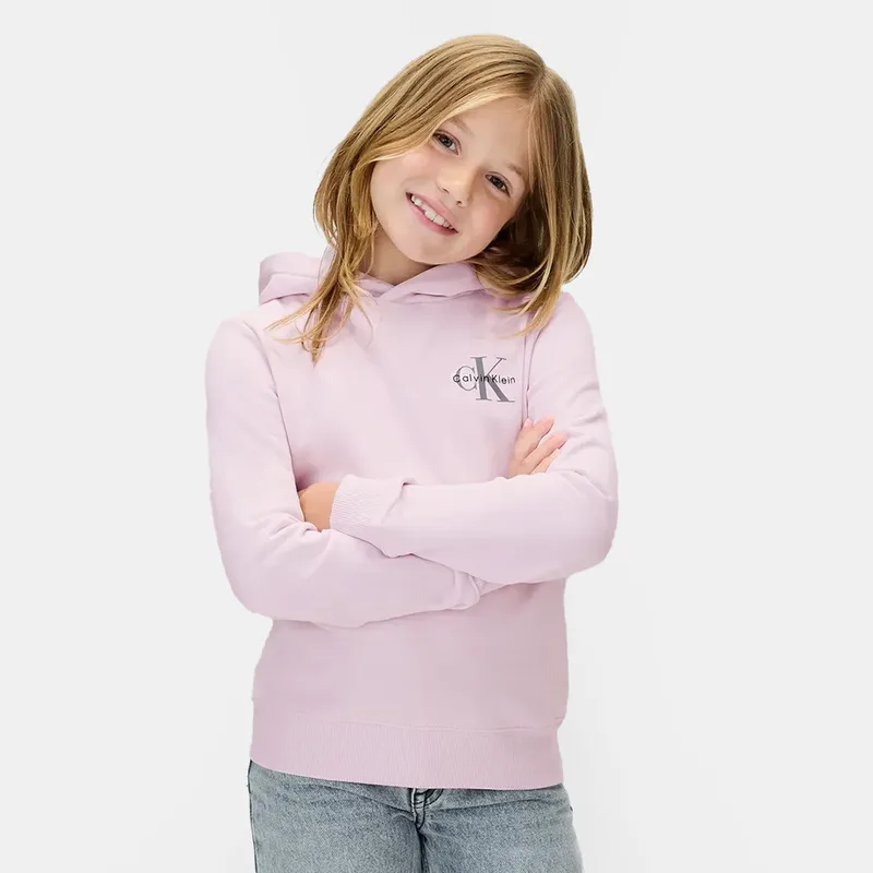 Calvin Klein Small Monogram Παιδική Μπλούζα με Κουκούλα (9000250379_44816)
