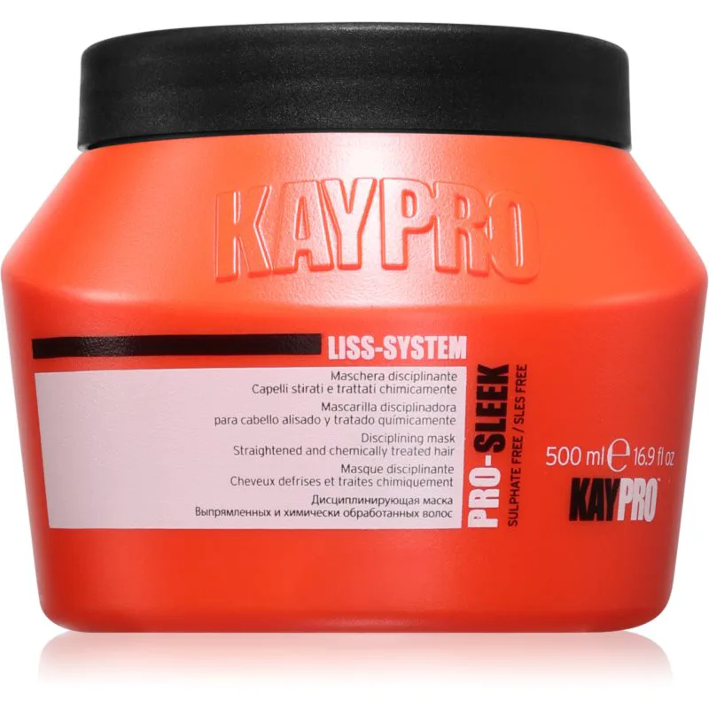 Kaypro Liss-System Disciplining Mask μάσκα για ατίθασα και κρεπαρισμένα μαλλιά 500 ml