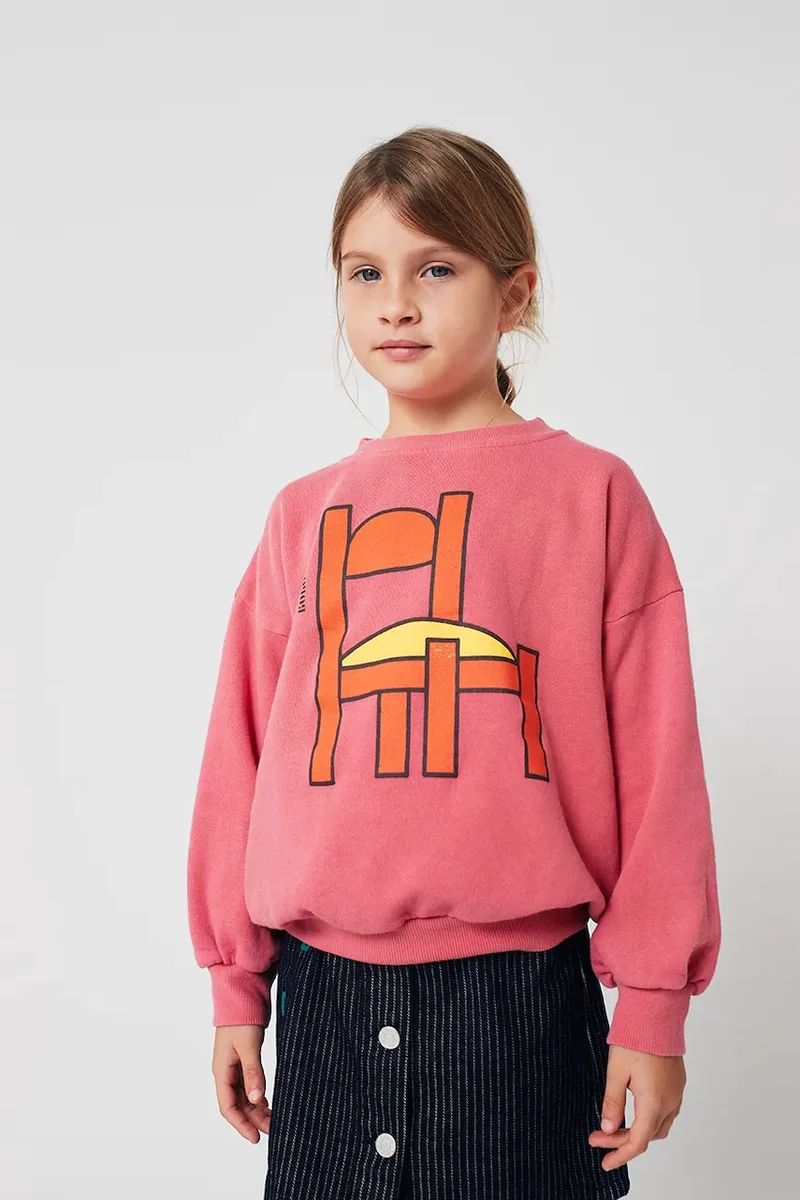 Παιδική βαμβακερή μπλούζα Bobo Choses Chair