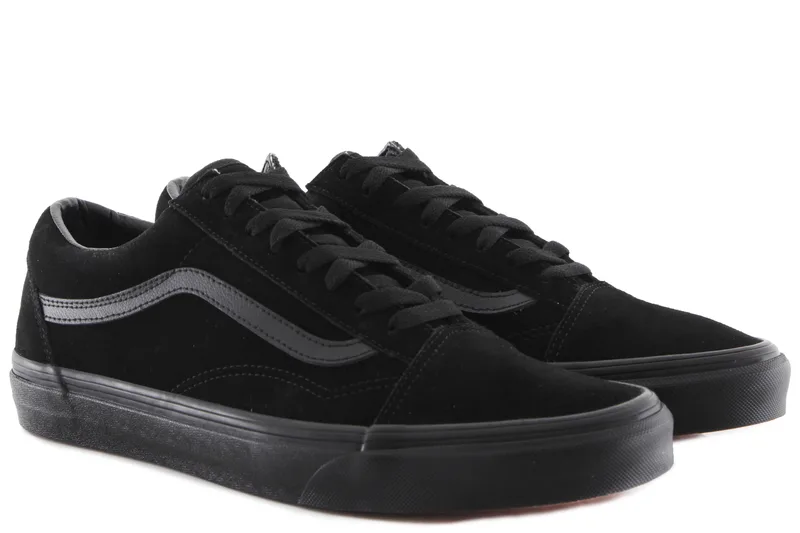 Sneaker Vans Old Skool (Suede) VN0A38G1NRI1-BLACK-BLACK