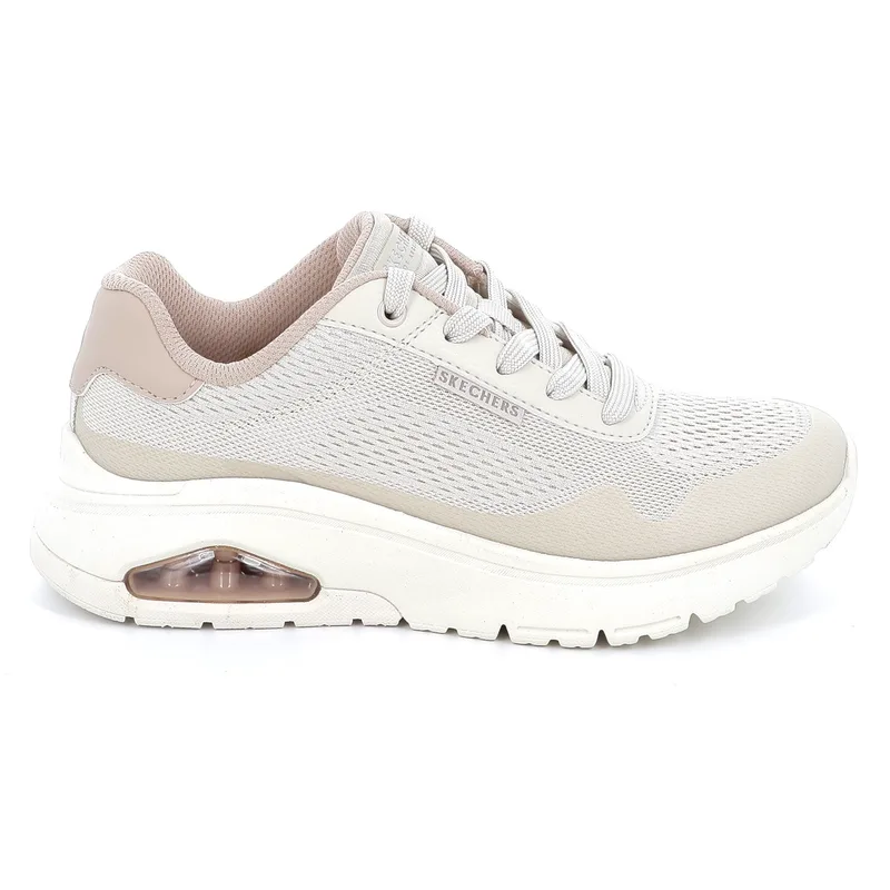 Γυναικείο Αθλητικό Παπούτσι Skechers Uno Flex Χρώματος Μπεζ 177794-TPE