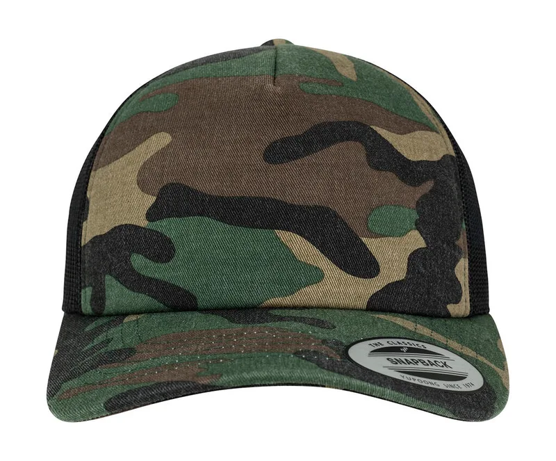 Καπέλο Trucker 6606C Flexfit Camo Wood Camo/Black