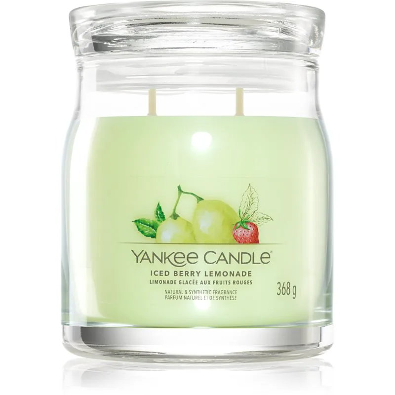 Yankee Candle Iced Berry Lemonade αρωματικό κερί Signature 368 γρ