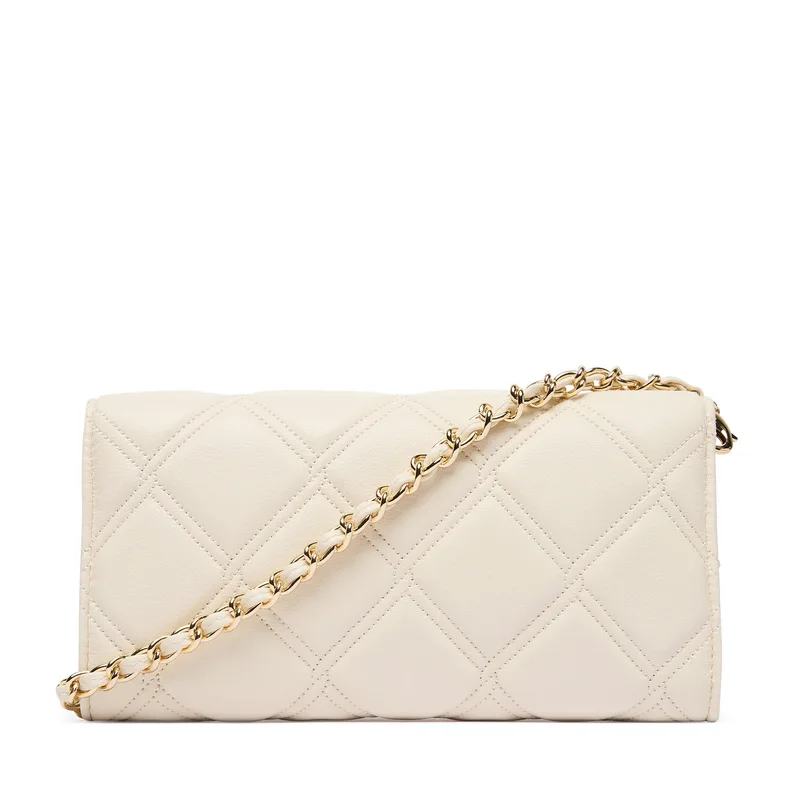 Τσάντα Tommy Hilfiger Th Feminine Wallet On Chain AW0AW18795 Κρεμ