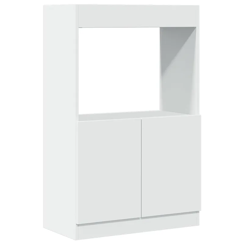 vidaXL Ντουλάπι Λευκό 63x33x100 εκ. από Επεξεργασμένο Ξύλο