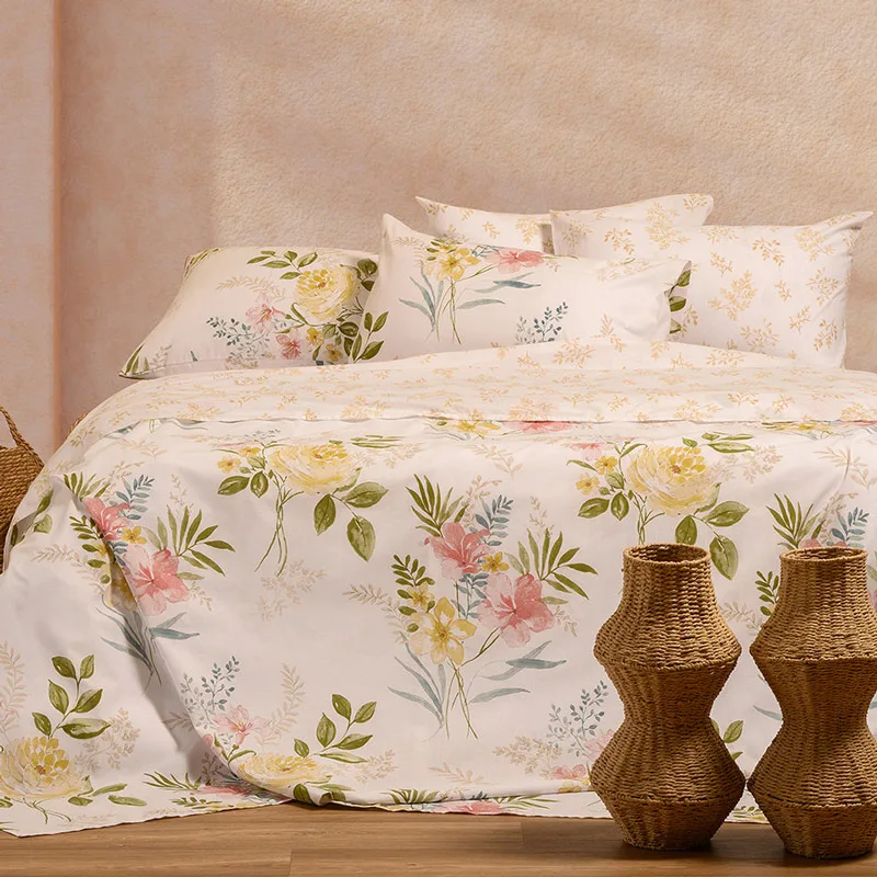Παπλωματοθήκη Υπέρδιπλη 225x245 Melinen Casual Sylvie Μπεζ 225x245