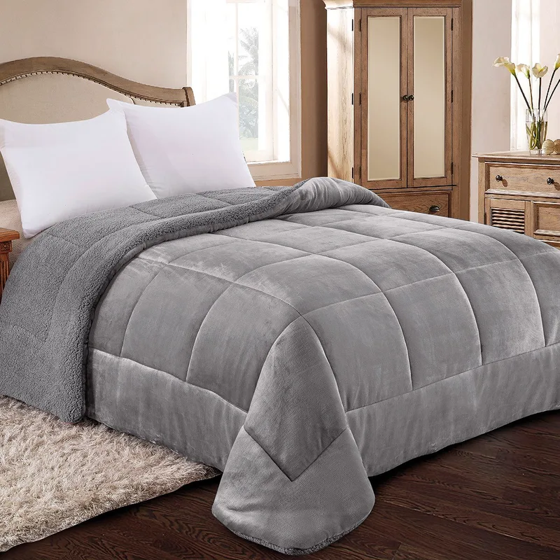 Κουβερτοπαπλωμα Ημιδιπλο 180X240 Adam Home (805) Grey