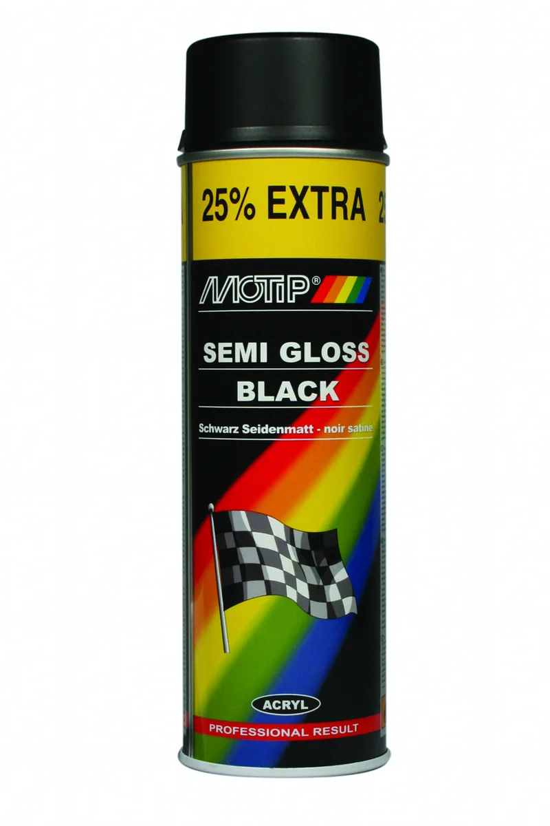 Spray Μοτιρ 04001 Μαύρο Σατινέ 500Ml