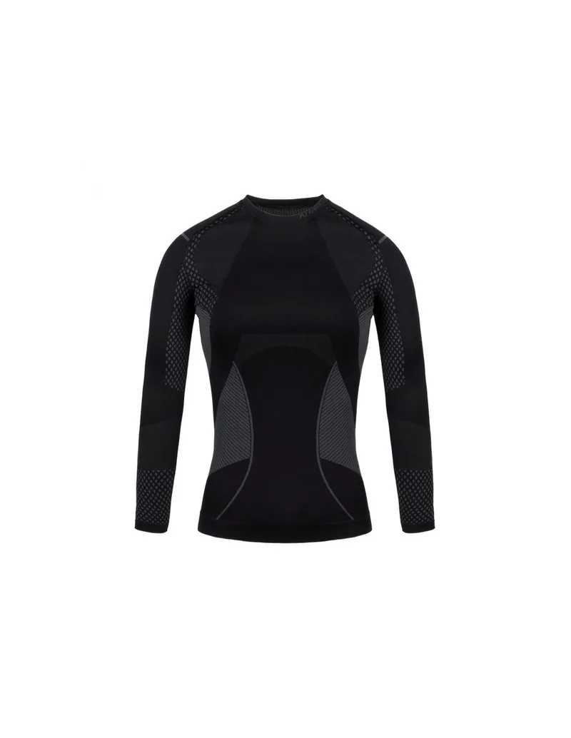 Alpinus Active Base Layer GT43180 Γυναικεία Ισοθερμική Μακρυμάνικη Μπλούζα Μαύρη