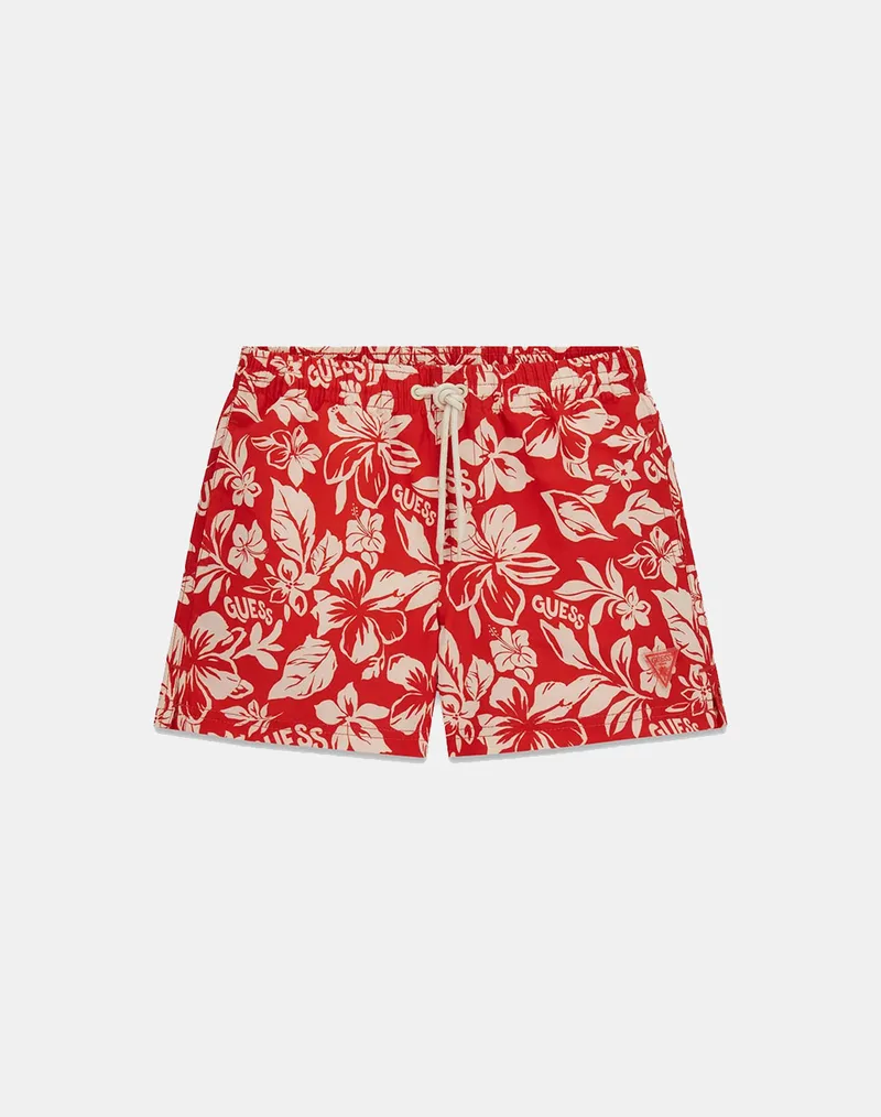 GUESS SWIMWEAR TRUNK_MINI ME ΜΑΓΙΟ ΠΑΙΔΙΚΟ BOY L6GZ05WG282-PMEM Red