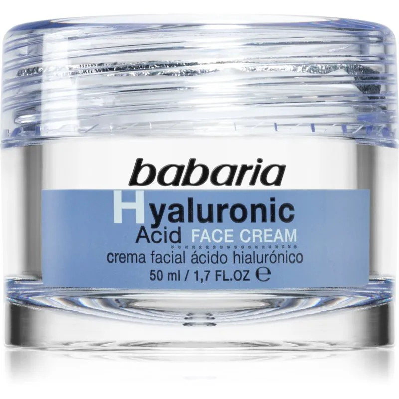 Babaria Hyaluronic Acid ενυδατική κρέμα για πρόσωπο 50 μλ