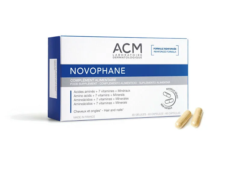 Food supplement to support the quality of hair and nails Novophane 60 capsules