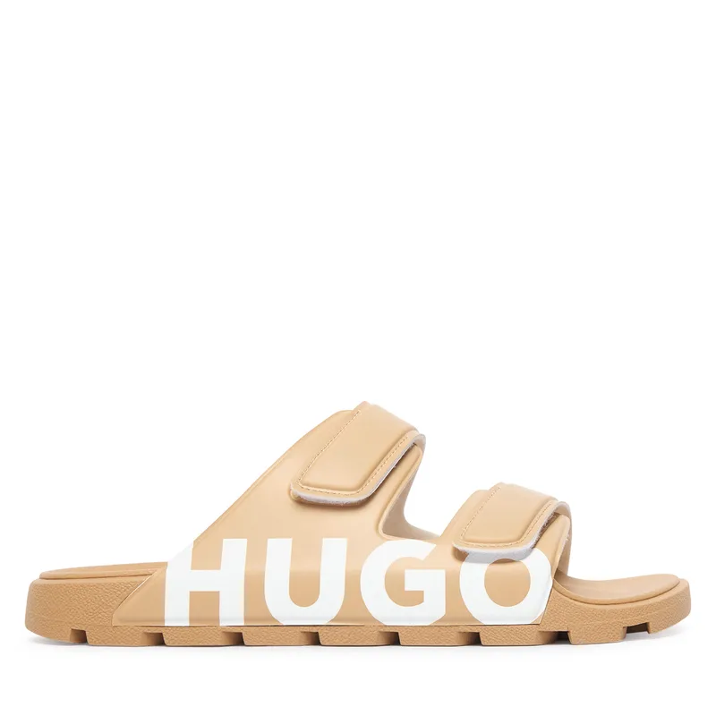 Παντόφλες HUGO Evander 50542042 Μπεζ