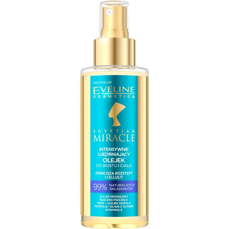 Eveline Cosmetics Egyptian Miracle συσφικτικό λάδι για σώμα και στήθος 150 μλ