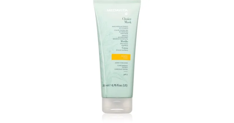 Medavita Choice Gold nourishing mask for colored hair 200 ml