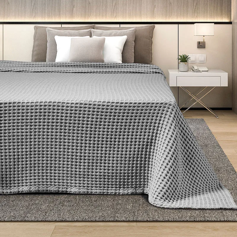 Κουβέρτα Πικέ Μονή 160x240 Adam Home Grey 160x240