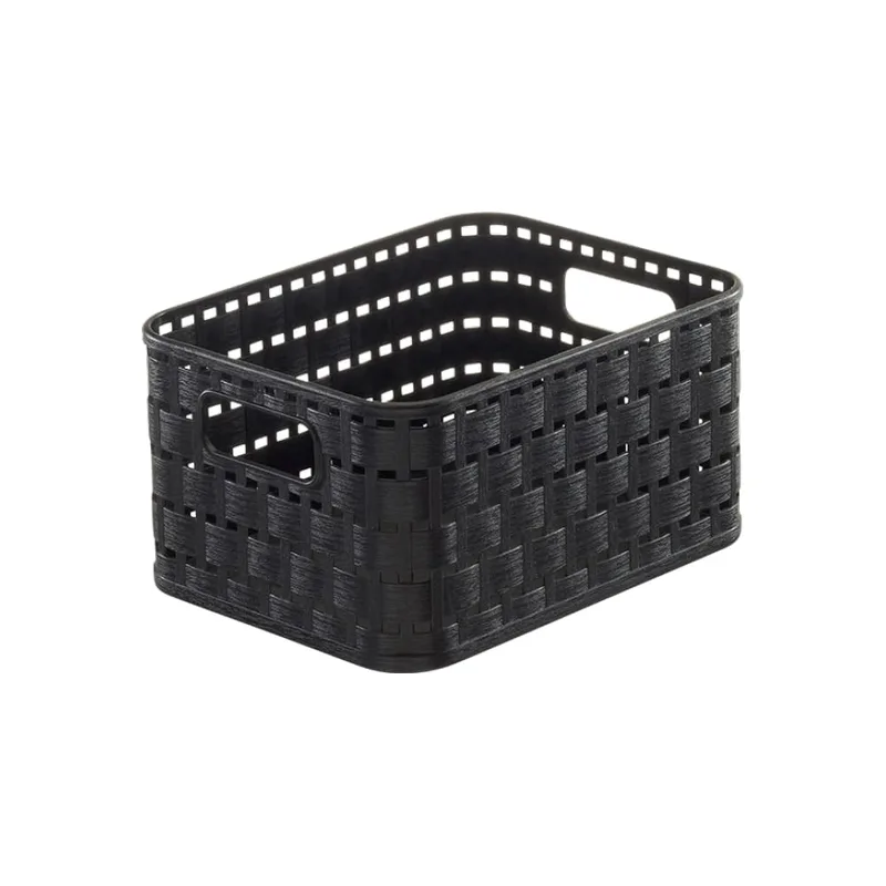 Καλάθι Αποθήκευσης 6lt Rotho Country Anthracite
