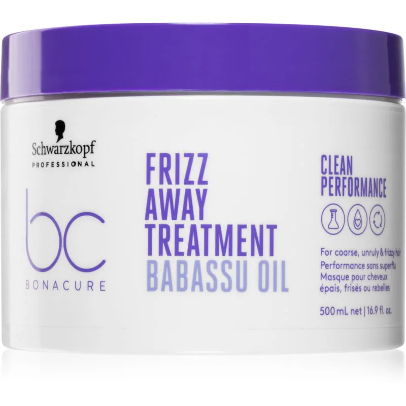 Schwarzkopf Professional BC Bonacure Frizz Away Treatment μάσκα για ατίθασα και κρεπαρισμένα μαλλιά 500 μλ