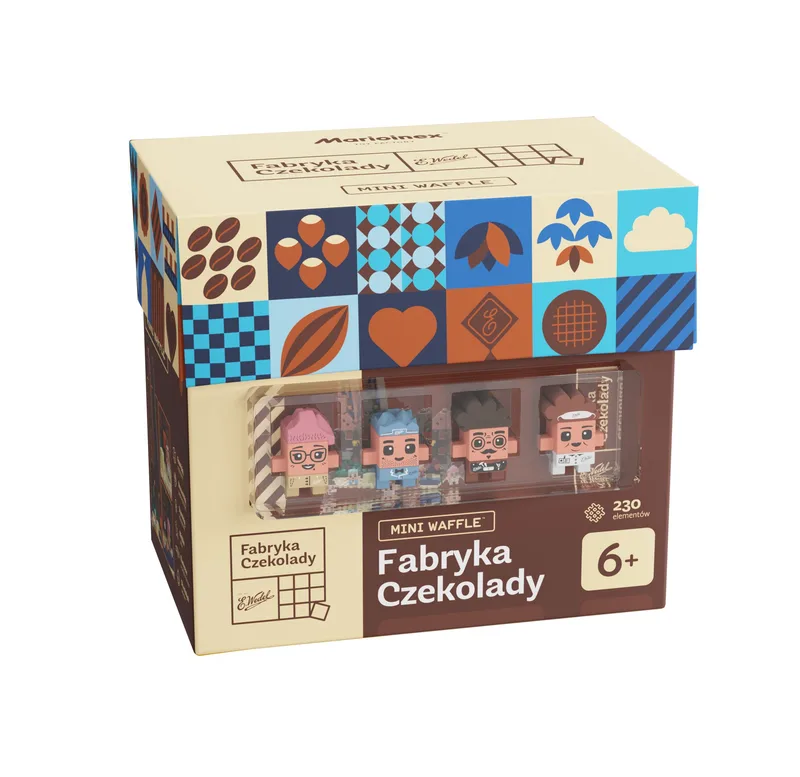 Παιχνίδι με τουβλάκια Marioinex Mini Waffle - Chocolate Factory (230 τμχ.)