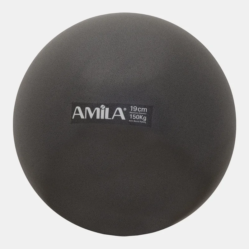 Amila Μπάλα Pilates 19cm, Μαύρη, Σε Κουτί (9000079472_1469)