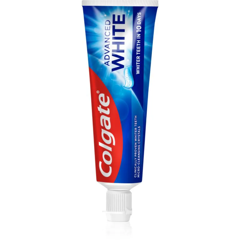 Colgate Advanced White λευκαντική οδοντόκρεμα κατά των λεκέδων στο σμάλτο των δοντιών 75 μλ