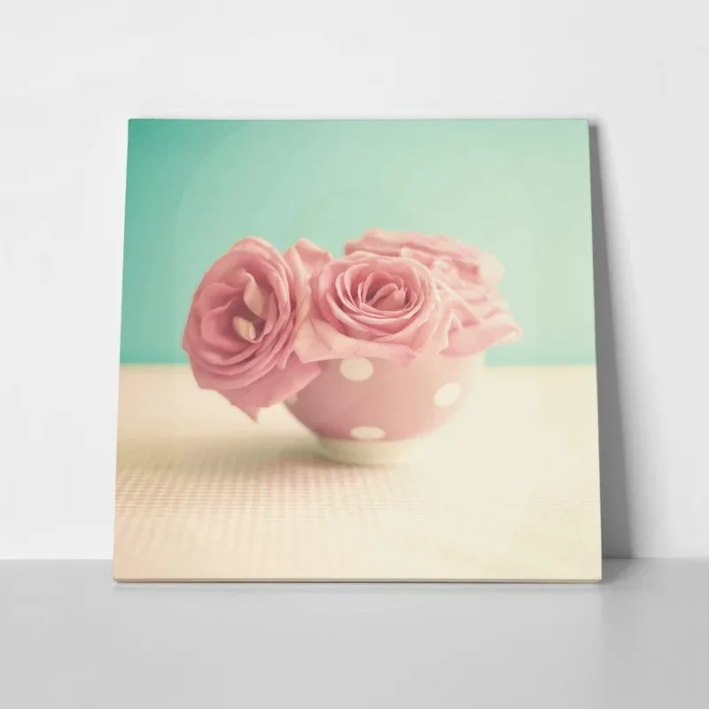 Πίνακας RETRO PINK ROSES