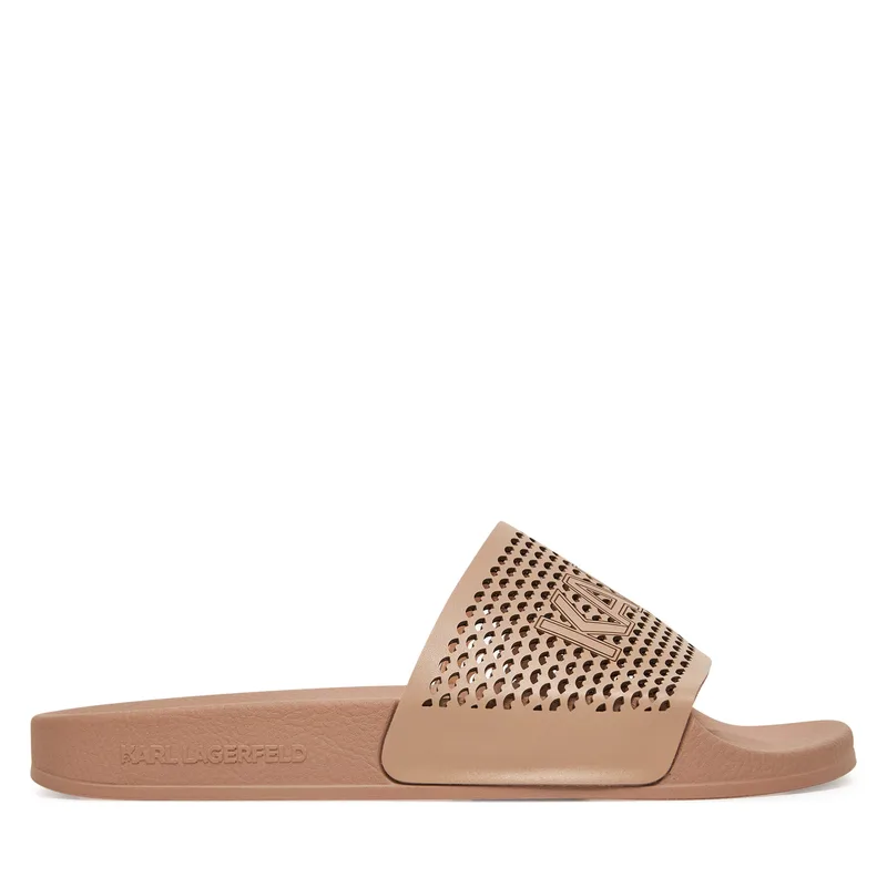 Παντόφλες KARL LAGERFELD Kondo 2.0 KL80915 Μπεζ