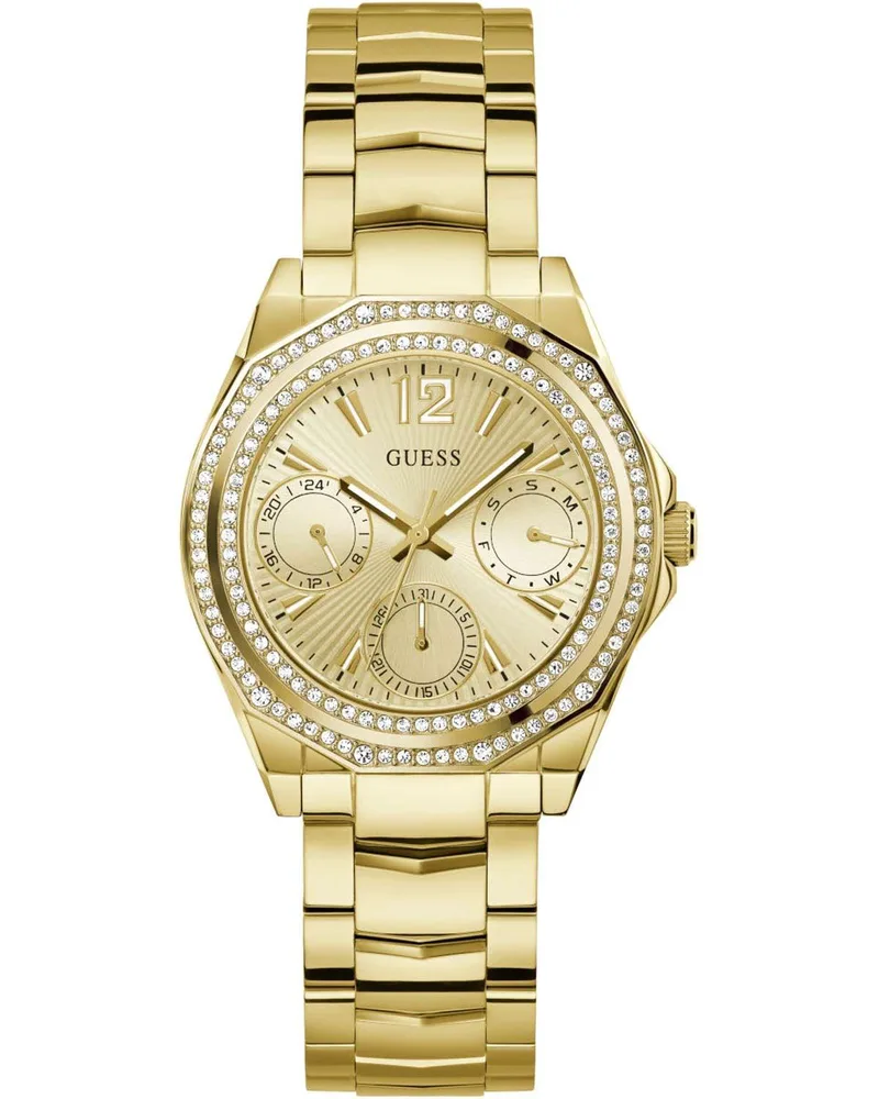 GUESS Ritzy Crystals - GW0685L2, Χρυσό case with Stainless Steel Bracelet