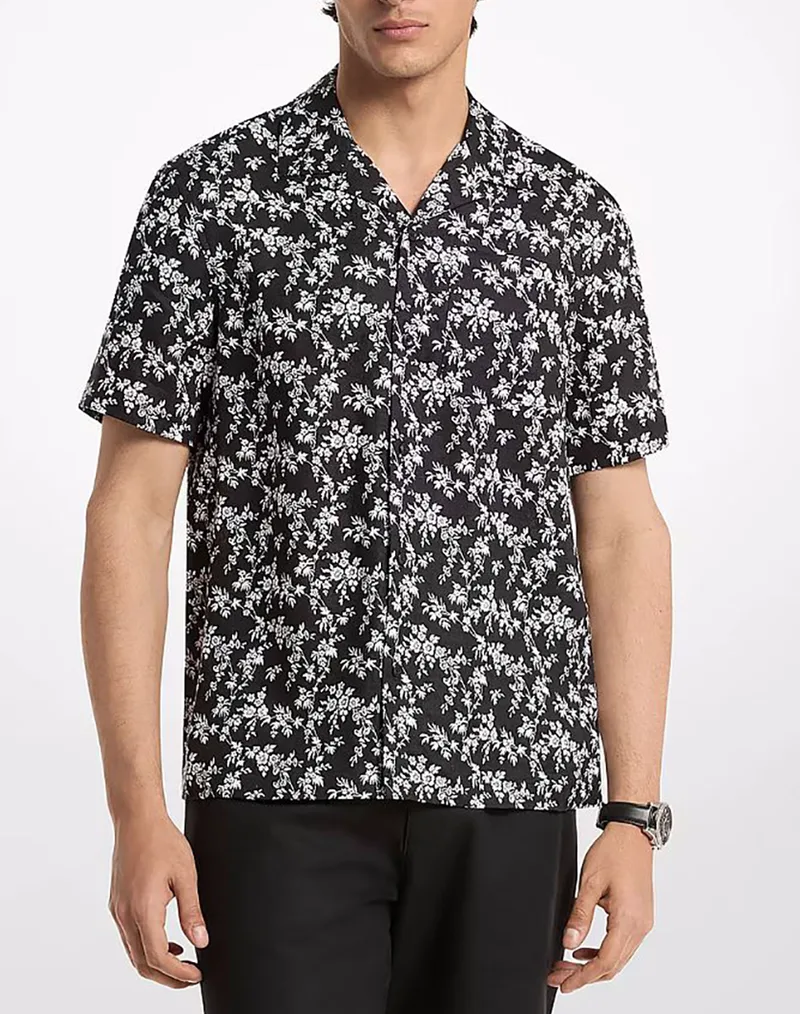 MICHAEL KORS CS6409LL1E ΠΟΥΚΑΜΙΣΟ MICHAEL KORS MENS CS6409LL1E-001 JetBlack