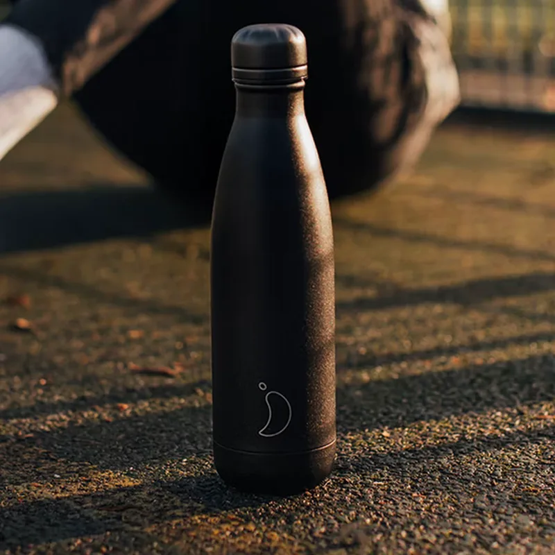 Μπουκάλι Θερμός 500ml Chilly's Bottle All Black