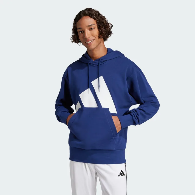 adidas Sportswear Essentials Big Logo French Terry Ανδρική Μπλούζα με Κουκούλα (9000216998_66159)