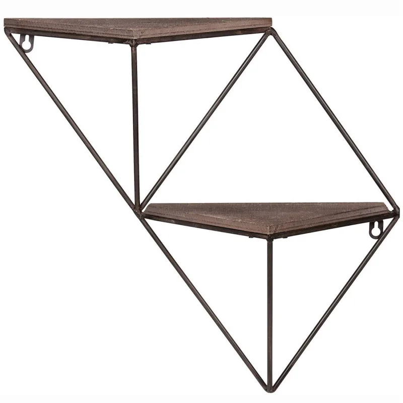 Βάση Λουλουδιών Evila Originals 792EVL2867, 33x30 cm, Μέταλλο, Καφέ / μαύρο