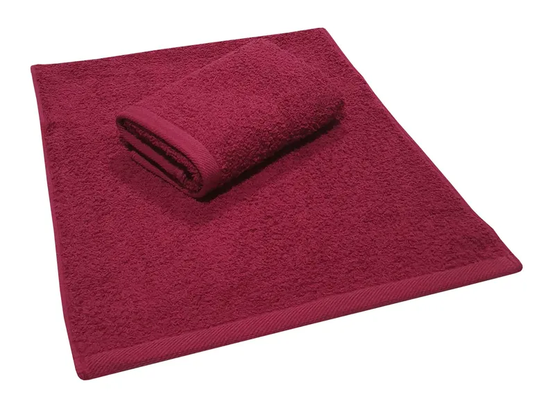 Πετσέτα Βαμβακερή Χειρός 30x50εκ. Cherry Komvos Home 7001419-26 (Ύφασμα: Βαμβάκι 100%, Χρώμα: Βυσσινί , Μέγεθος: Χεριών ) - KOMVOS HOME - 7001419-26