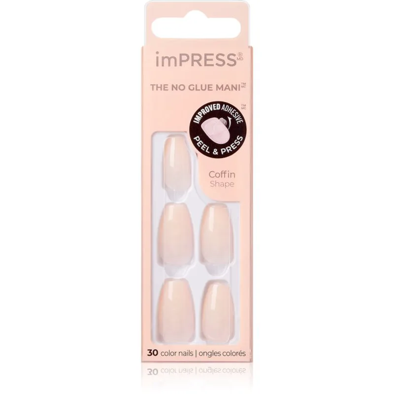 KISS imPRESS The No Glue Mani Medium Ψεύτικα νύχια Serendipity 30 τμχ